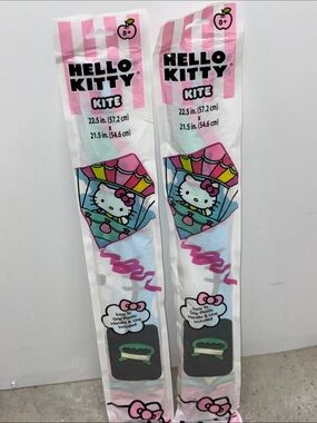 (2) Hello Kitty plastic kites